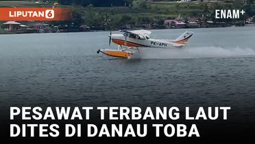 Kemenhub Uji Coba Pesawat Terbang Laut untuk Layani Wisatawan F1 Powerboat Toba 2023
