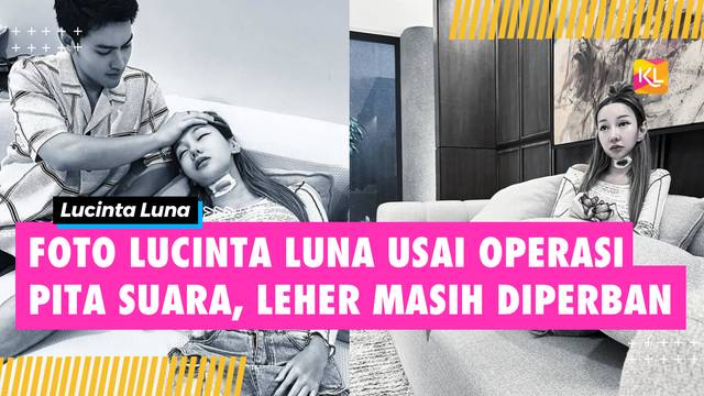 Foto Lucinta Luna Usai Operasi Pita Suara, Leher Masih Diperban - Tak Sabar 'Tampil di Coachella'
