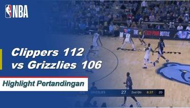 NBA I Cuplikan Pertandingan : Clippers 112 vs Grizzlies 106