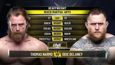 Thomas Narmo vs. Odie Delaney | ONE Championship Full Fight