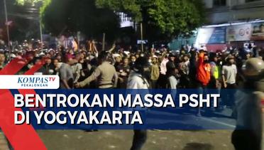 Bentrokan Kelompok Massa Perguruan Silat dengan Warga Kota Yogyakarta