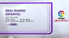 Real Madrid vs Espanyol - Sabtu, 30 April 2022 | LaLiga