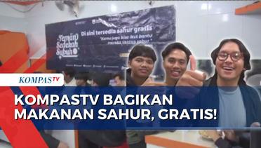 KompasTV Bagi-Bagi Makanan Sahur Gratis di Surabaya