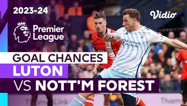 Peluang Gol | Luton vs Nottingham Forest | Premier League 2023/24