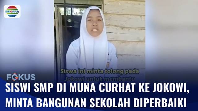 Viral Siswi SMP Mengadu ke Jokowi Bangunan Sekolah Lapuk Dimakan Rayap, Minta Diperbaiki | Fokus