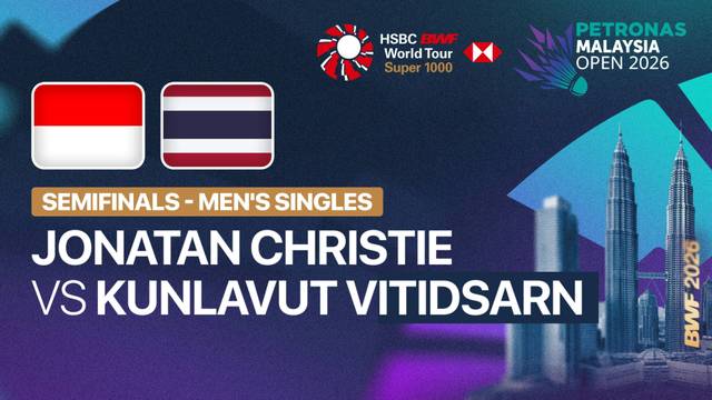 Jonatan Christie (INA) vs Kunlavut Vitidsarn (THA) - Full Match | PETRONAS Malaysia Open 2026