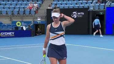 Match Highlights | Barbora Krejcikova vs Anett Kontaveit | WTA Sydney Tennis Classic 2022