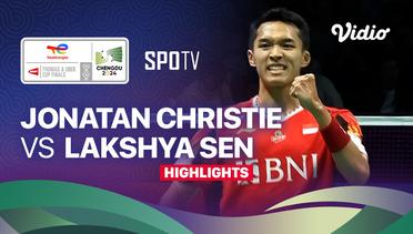 Jonatan Christie (INA) vs Lakshya Sen (IND)  - Highlights | Thomas Cup Chengdu 2024 - Men's Singles