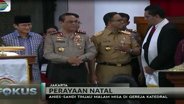 Gubernur DKI Jakarta Tinjau Jalannya Misa Malam Natal di Beberapa Gereja - Fokus Pagi