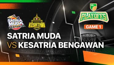 Playoffs - Game 1: Satria Muda Pertamina Jakarta vs Kesatria Bengawan Solo - Full Match | IBL Tokopedia 2024