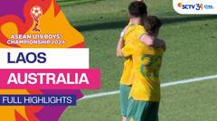 Laos vs Australia - Full Highlight | Asean Boys Championship U19 2024