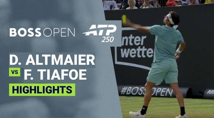 Daniel Altmaier vs Frances Tiafoe - Round 1 | ATP 250: BOSS Open 2026