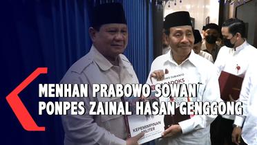 Prabowo Sowan Pesantren Zainul Hasan Genggong Probolinggo