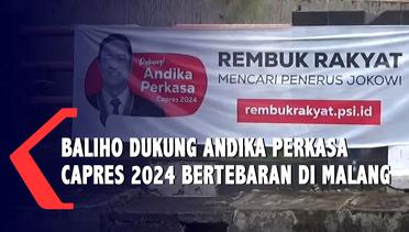 Baliho Panglima TNI Andika Perkasa Capres 2024 Bertebaran di Malang