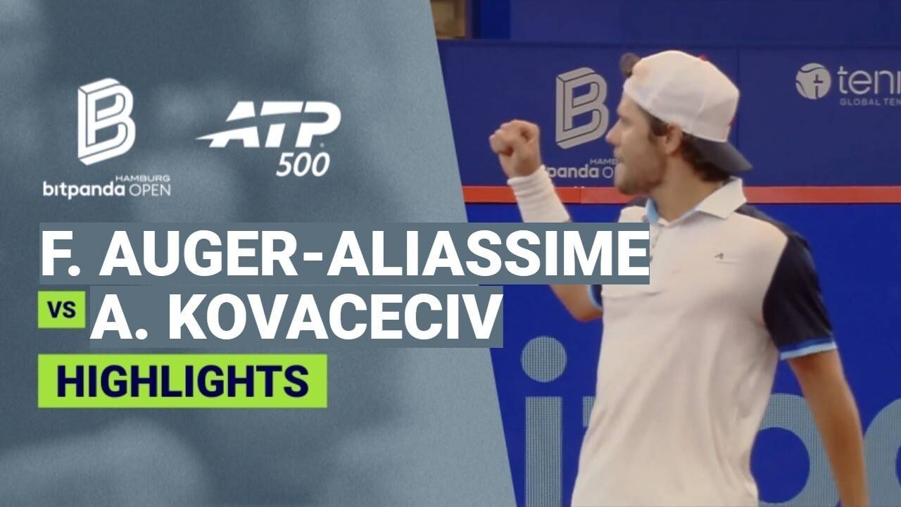 Felix Auger-Aliassime vs Aleksandar Kovacevic - Round 2 | ATP 500: bitpanda Hamburg Open 2026