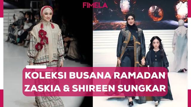 Tampilan Publik Figur Kenakan Koleksi Busana Ramadan Zaskia dan Shireen Sungkar