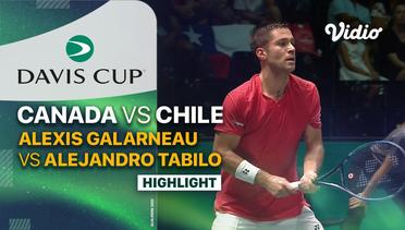 Highlights | Canada (Alexis Galarneau) vs Chile (Alejandro Tabilo) | Davis Cup 2023