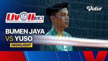 Putra: Bumen Jaya vs Yuso - Highlights | Livoli Divisi 1 2023