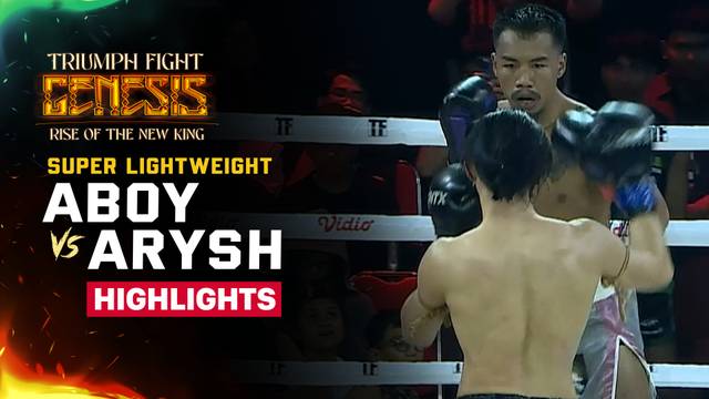 Fabian Farhan vs Arysh Shaddad - Highlight | Triumph Fight Genesis Rise Of The New King