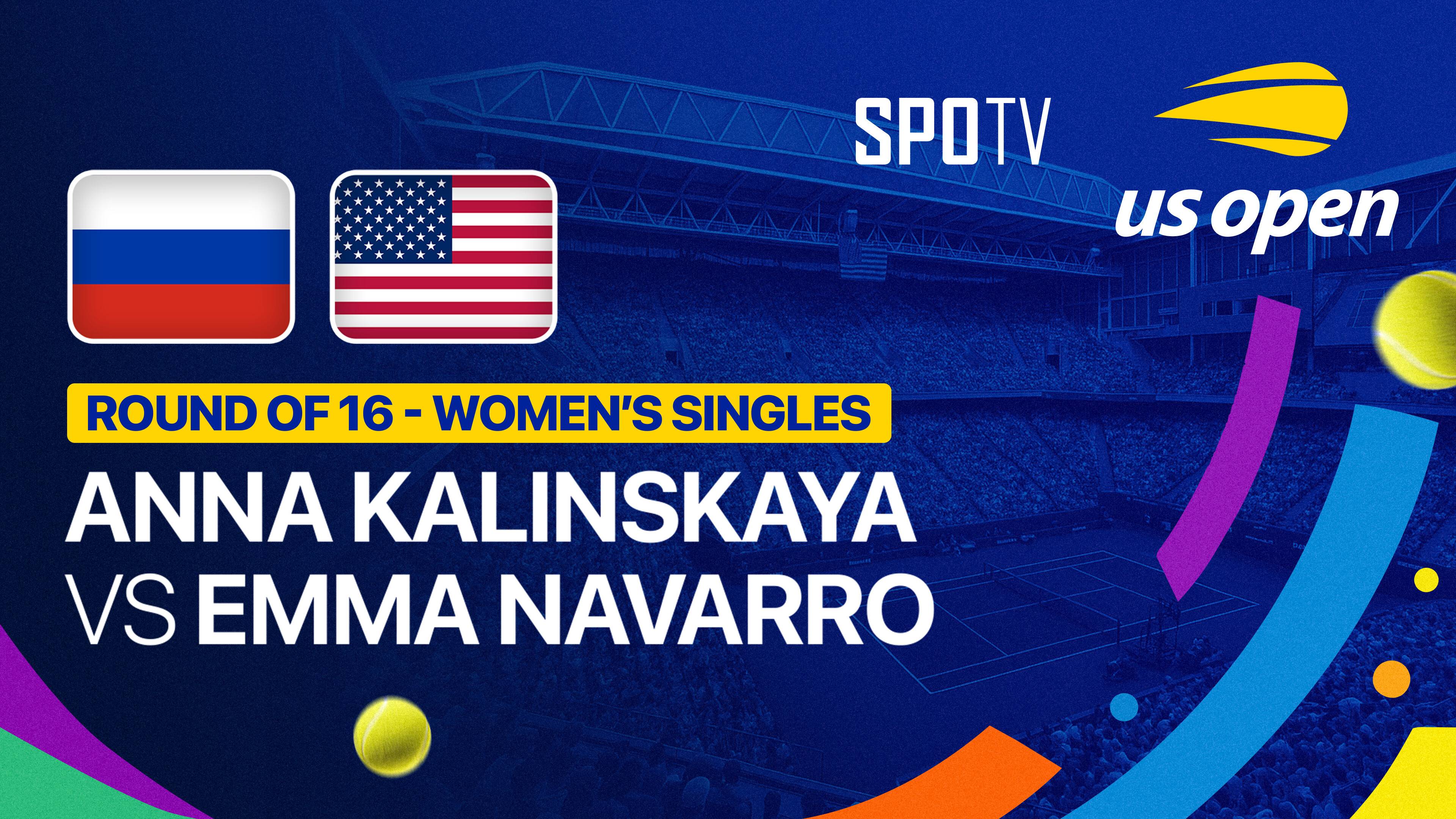 Anna Kalinskaya vs Emma Navarro - Women's Singles Round of 16 | US Open Tennis Championships 2026