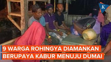 9 Pengungsi Rohingya Diduga Kabur dan Ditangkap di Aceh Utara