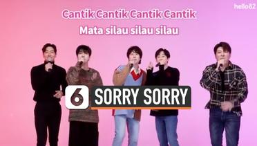 Aksi Kocak Super Junior Nyanyi Sorry Sorry Versi Bahasa Indonesia