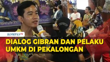 Dialog Cawapres Gibran dengan Pelaku UMKM di Pekalongan, Soroti Industri Batik