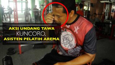 Aksi Undang Tawa yang Tak Terduga Asisten Pelatih Arema, Kuncoro