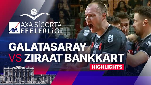 Final - Game 2: Galatasaray Daikin vs Ziraat Bankkart - Highlights | Men's Turkish Volleyball League