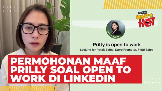 Prilly Latuconsina Minta Maaf Soal Open to Work di LinkedIn, Aku Buat Banyak Orang Kecewa