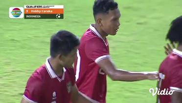 Gol!!! Crossing Melambung Robi Darwis Disundul Cepat Oleh Hokky (Idn)! Indonesia Jauhkan Skor Hingga 3-0! | Kualifikasi Afc U20 2023