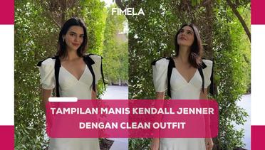 Tanpa Baju Terbuka, 6 Tampilan Manis Kendall Jenner dengan Clean Outfit Bak Disney Princess