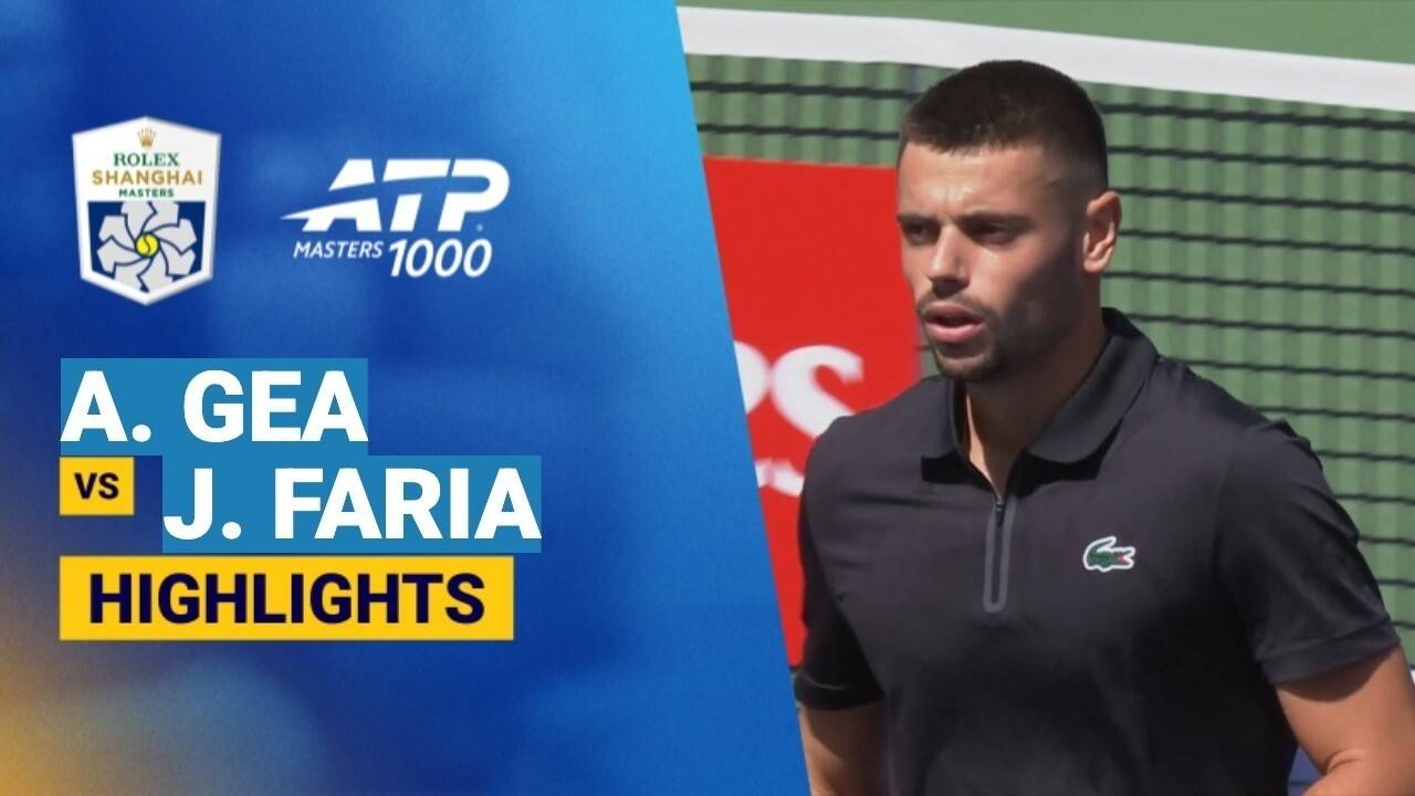 Arthur Gea vs Jaime Faria - Round 1 (Grandstand 2) | ATP 1000: Rolex Shanghai Masters 2026