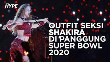 Outfit Seksi Shakira di Panggung Super Bowl 2020