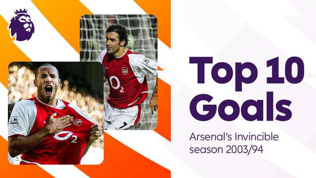 10 Gol Terbaik Arsenal Saat Terakhir Juara Premier League Musim 2003/04