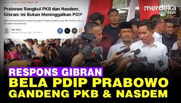 Gibran Respons Prabowo Gandeng PKB & Nasdem: Ini Bukan Meninggalkan PDIP
