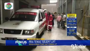 Teknisi Hotel di Malang Tewas Terjepit Lift