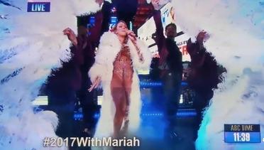 Tampil di Perayaan Tahun Baru 2017, Mariah Carey Lakukan Lip-sync yang Gagal Total