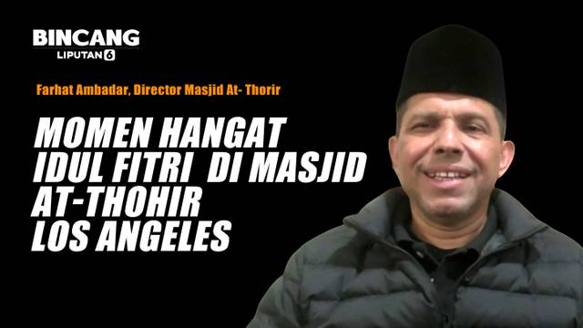 Momen Hangat Idul Fitri di Masjid At-Thohir Los Angeles