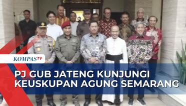 Di Momen Natal, PJ Gubernur Jateng Nana Sudjana Kunungi Keuskupan Agung Semarang