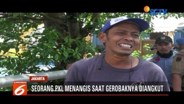 Berdagang di Trotoar Jatinegara, PKL Menangis Saat Ditertibkan Petugas - Liputan 6 Pagi