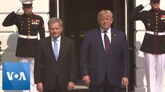 President Trump Welcomes Finland President to the White House