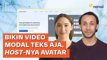 Bikin Video Modal Teks Doang, Host-nya Avatar