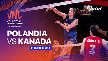 Match Highlights | Polandia vs Kanada | Women’s Volleyball Nations League 2023