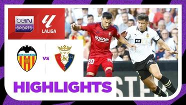 Valencia vs Osasuna - Highlights | LaLiga Santander 2023/2024