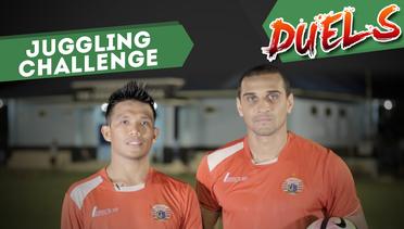 Duel Sengit Bruno Lopes Vs Sandi Sute di Juggling Challenge
