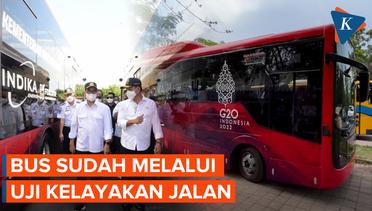 Bus Listrik Merah Putih di KTT G20 Ternyata Karya Anak Bangsa dari 4 Kampus
