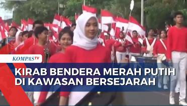Jelang Peringatan HUT RI ke-78, Ribuan Bendera Diarak di Kawasan Bersejarah di Kota Bengkulu