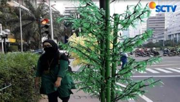 Polemik Pohon Plastik di Jakarta, Lokas Perusahaan Pemenang Tender Kosong – Liputan6 Pagi
