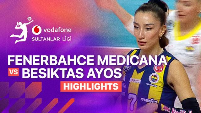 Fenerbahce Medicana vs Besiktas Ayos - Highlight | Turkish Women's Volleyball League 2025/26